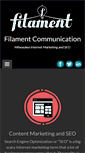 Mobile Screenshot of filamentwi.com